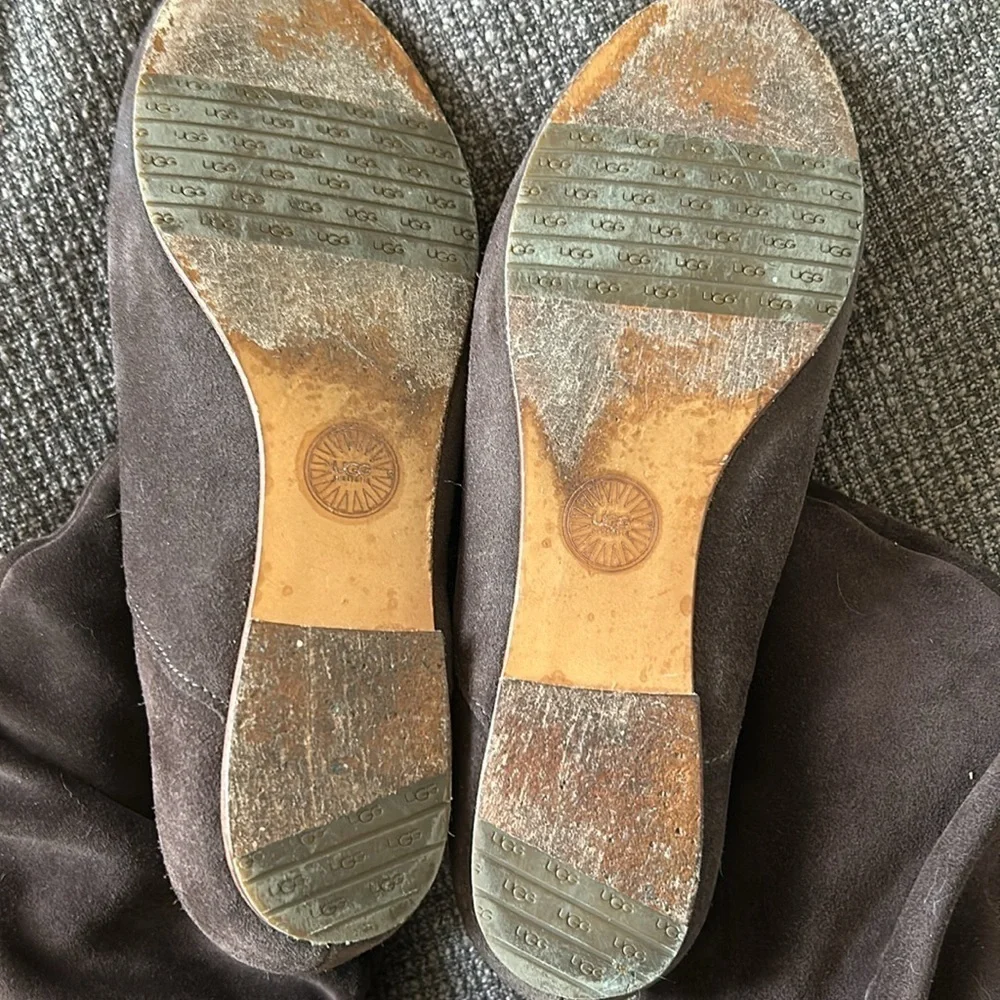 UGG Slouch Boots SZ 8.5  Cocoa Brown - Picture 7 of 7